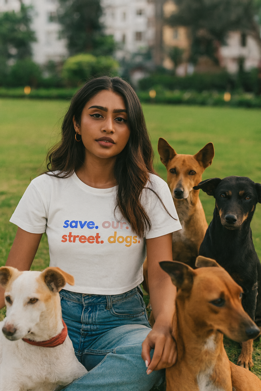 Save Our Street Dogs - Crop Top