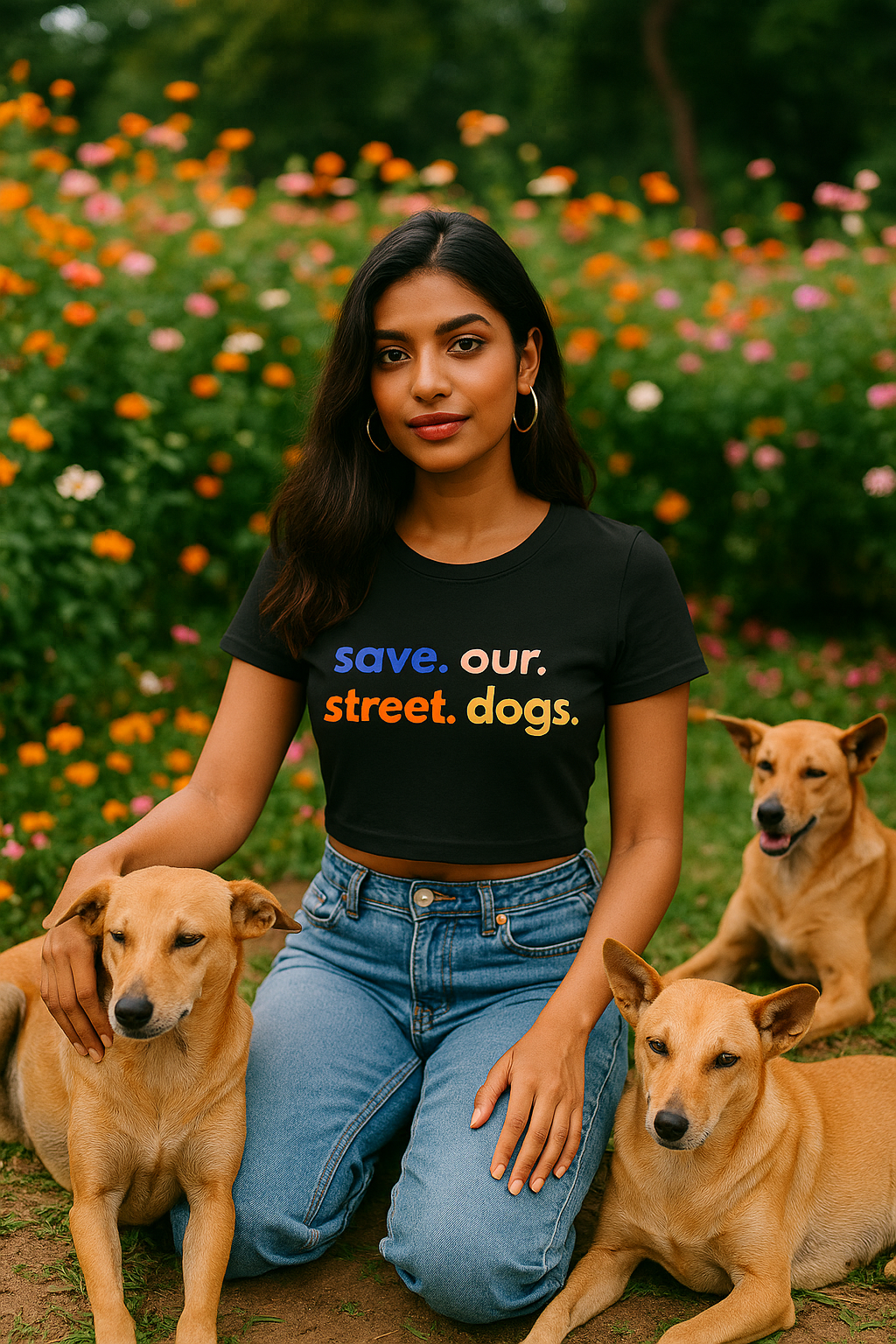 Save Our Street Dogs - Crop Top