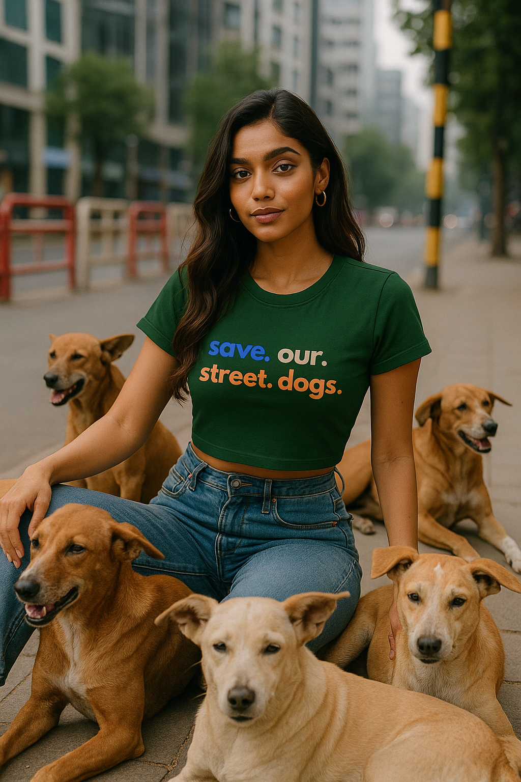 Save Our Street Dogs - Crop Top