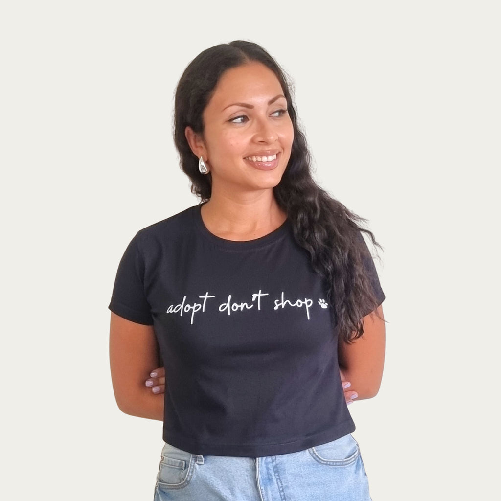 Adopt Don't Shop Crop Top