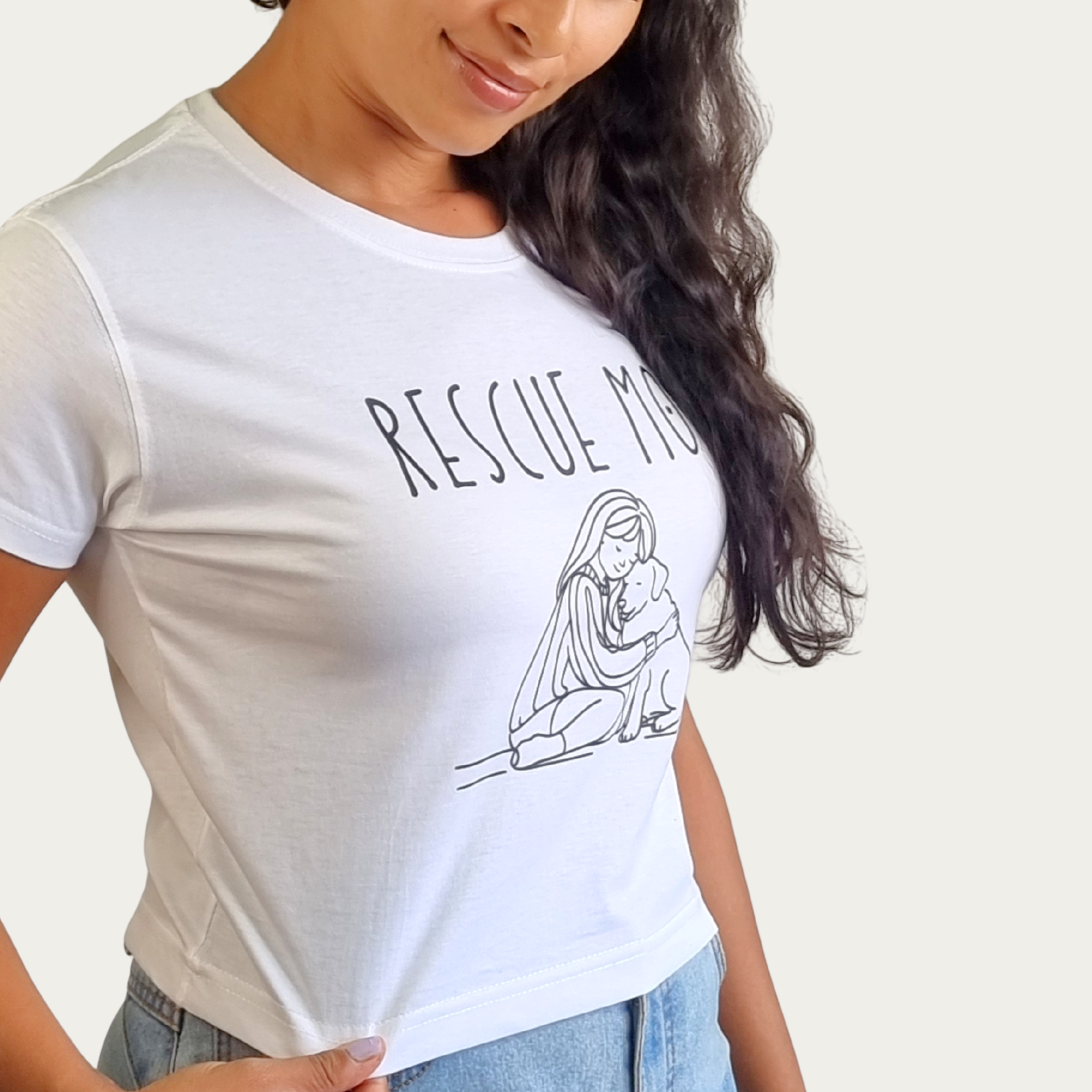 Rescue Mom Crop Top