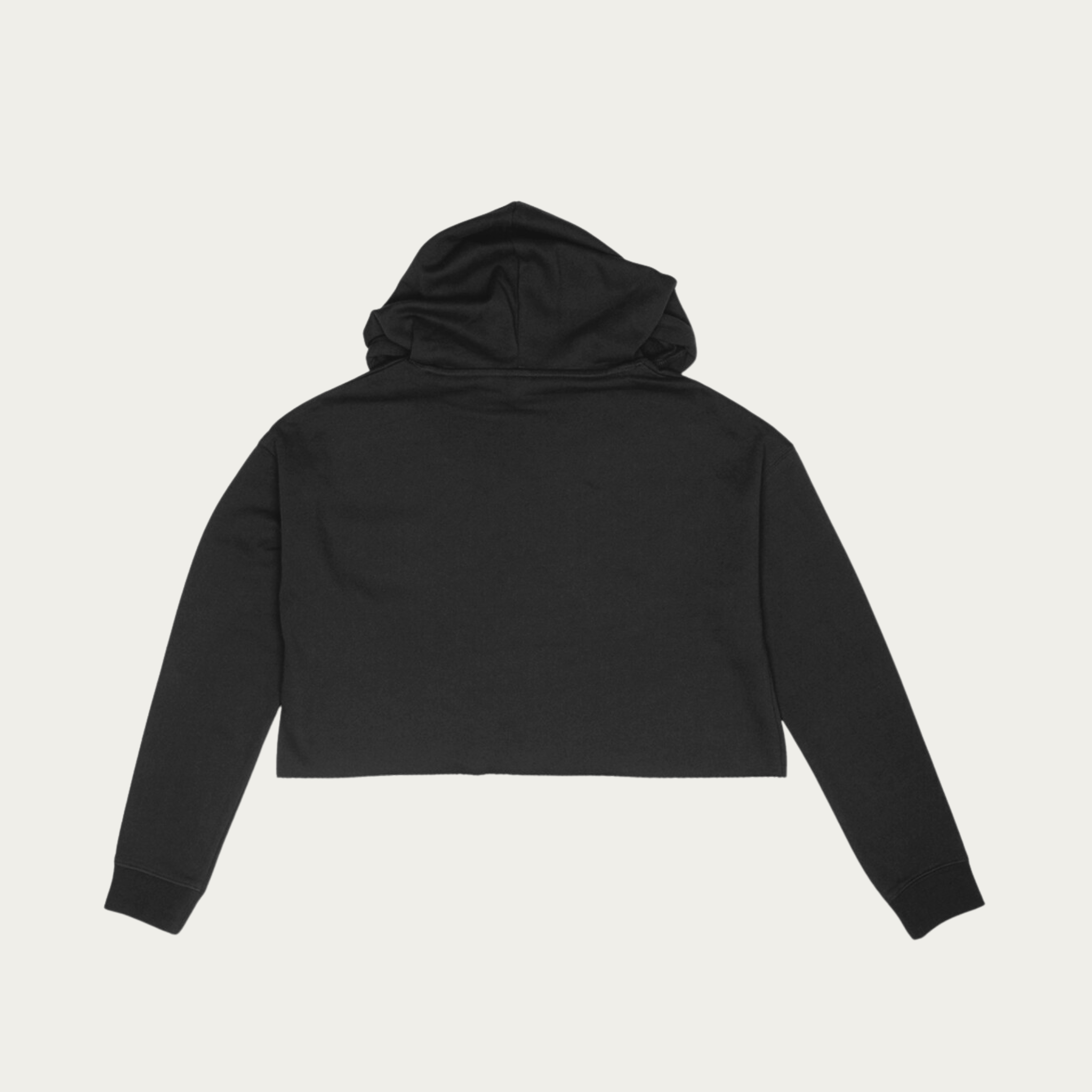 Save Our Street Dogs - Crop Hoodie (Multicolor text)