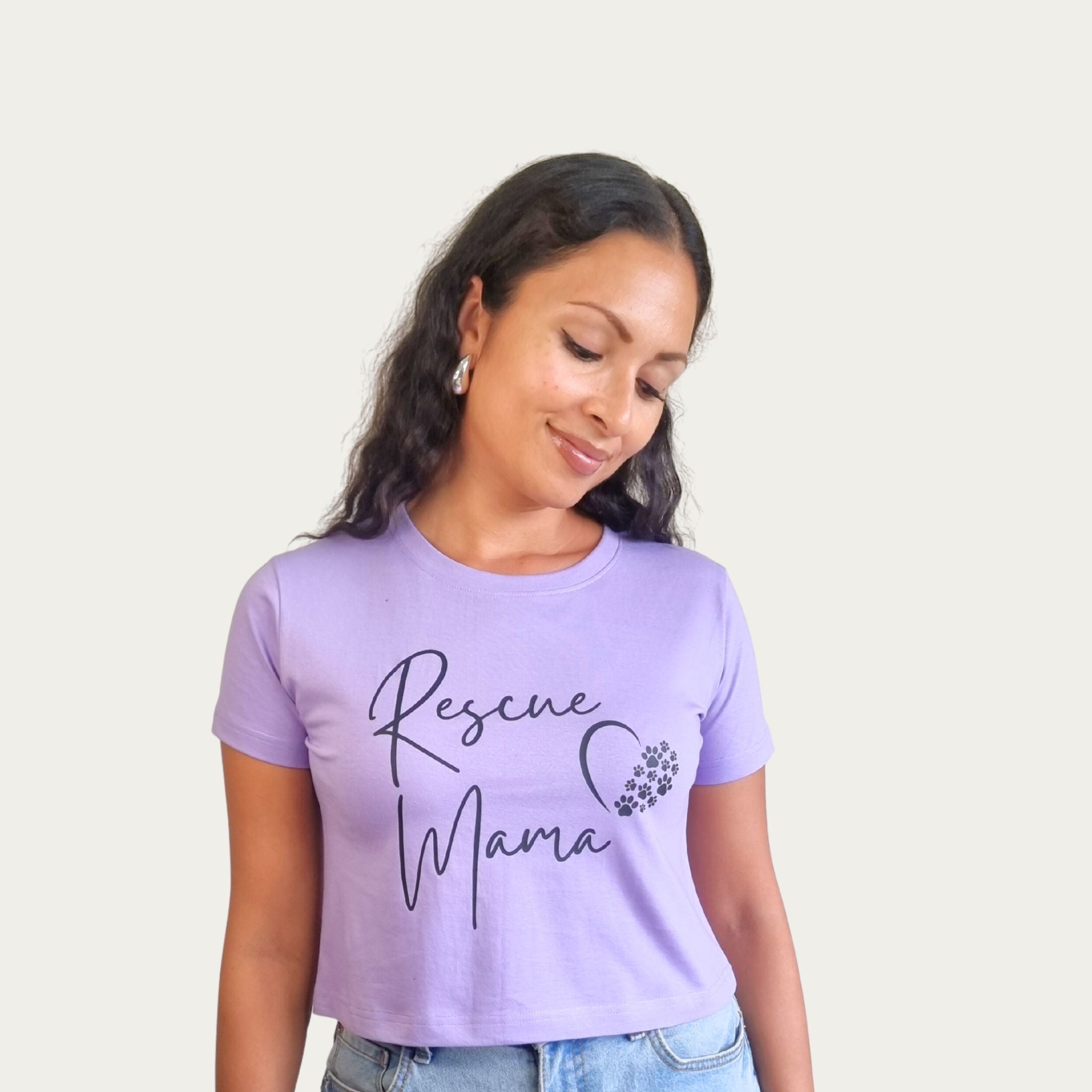 Rescue Mama Crop Top