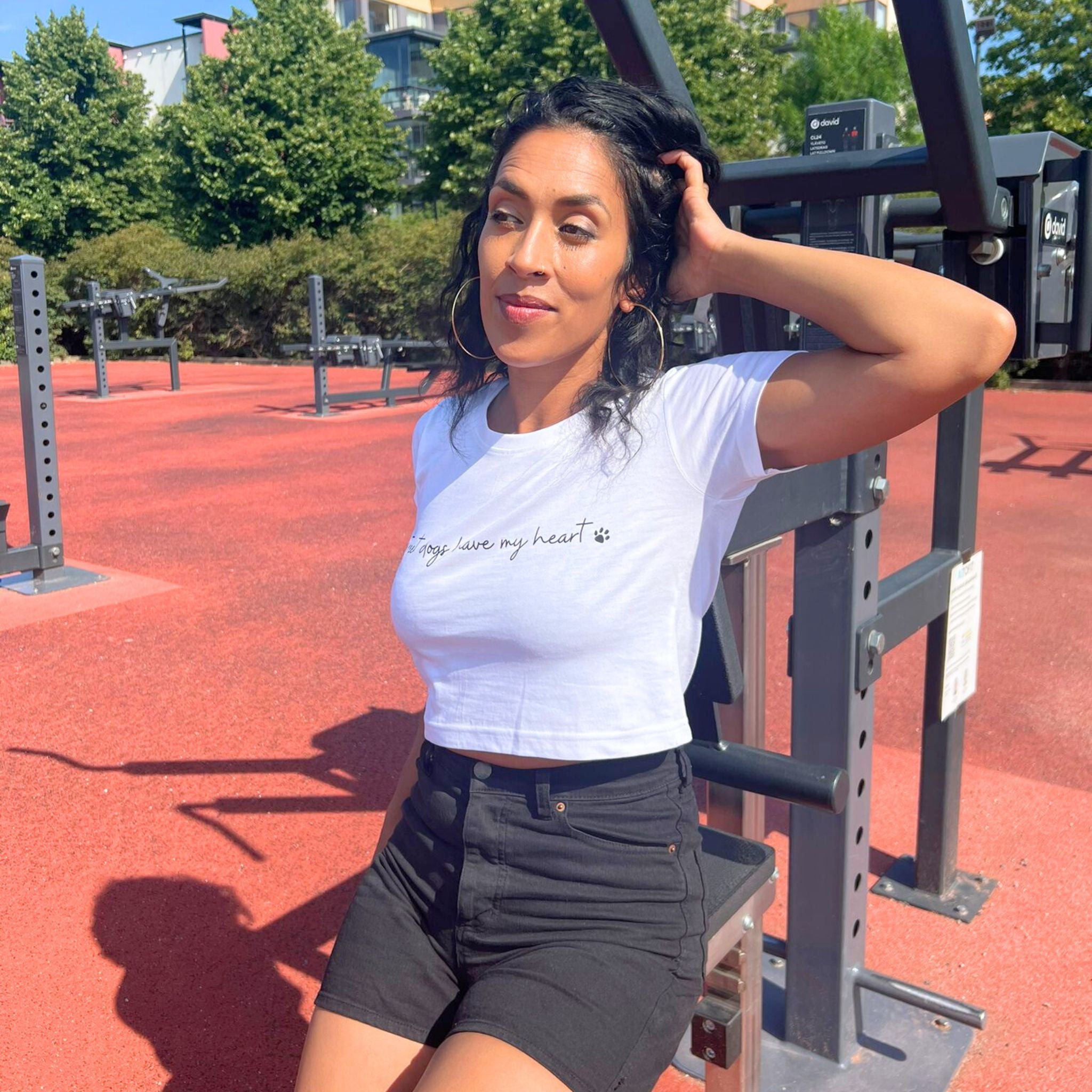 Street Dogs Heart Crop Top