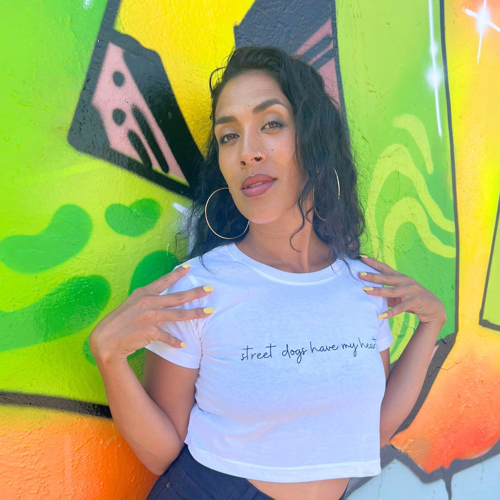 Street Dogs Heart Crop Top