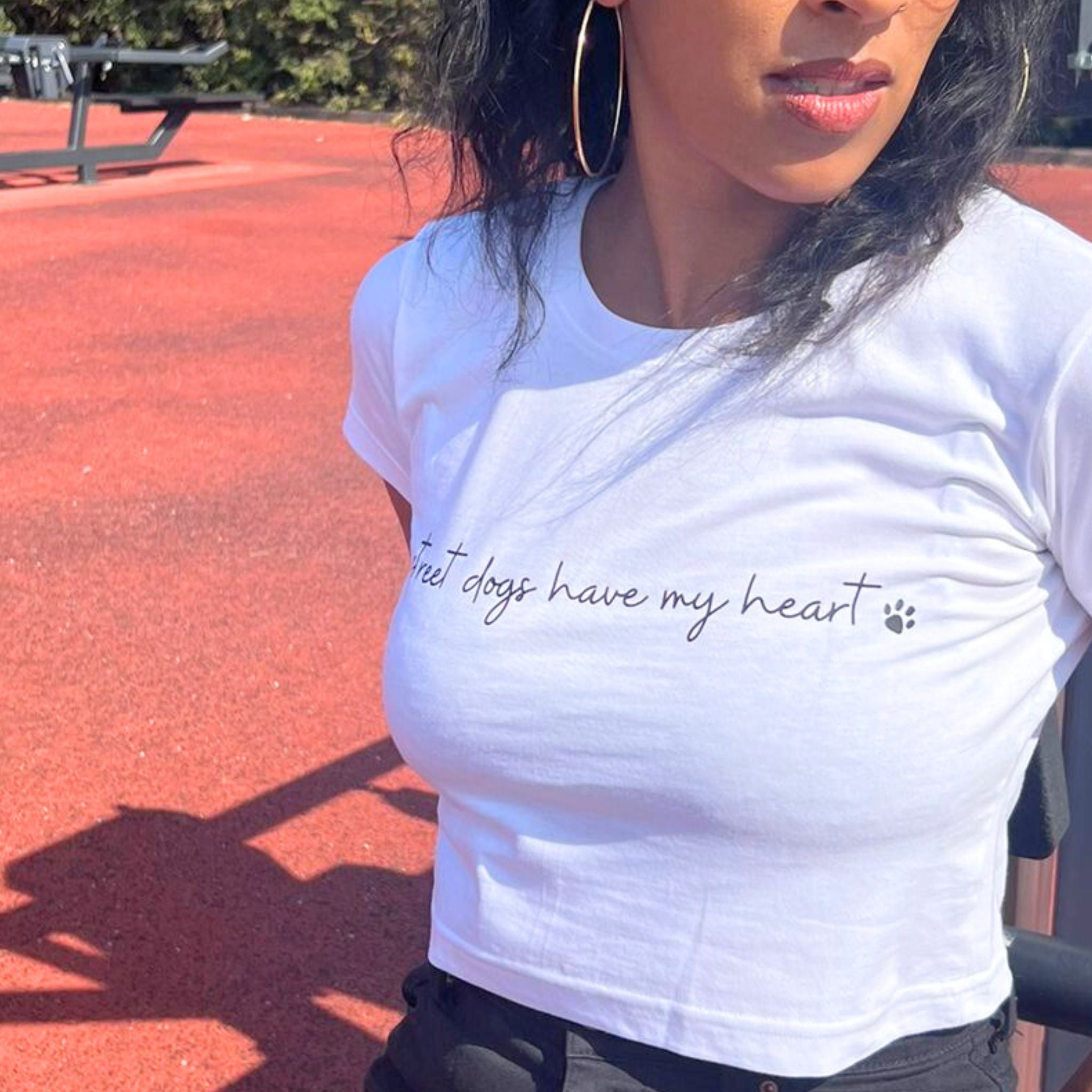 Street Dogs Heart Crop Top