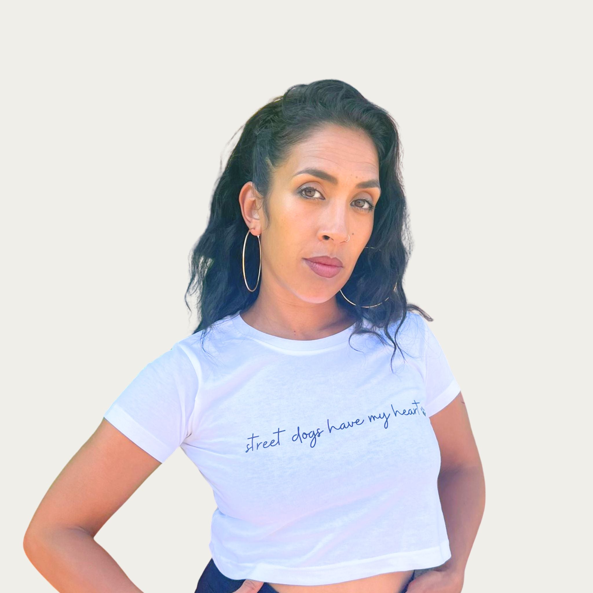 Street Dogs Heart Crop Top