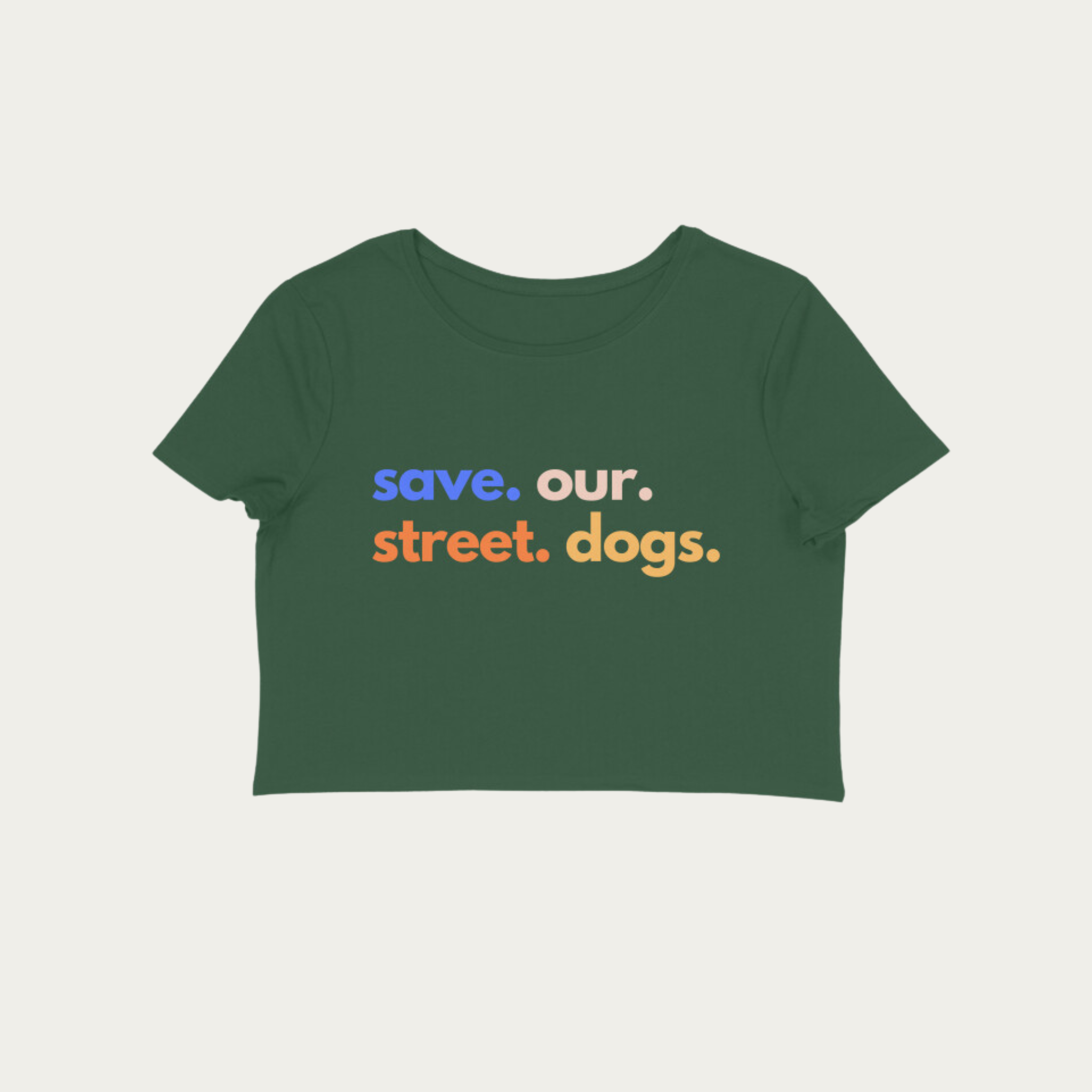 Save Our Street Dogs - Crop Top