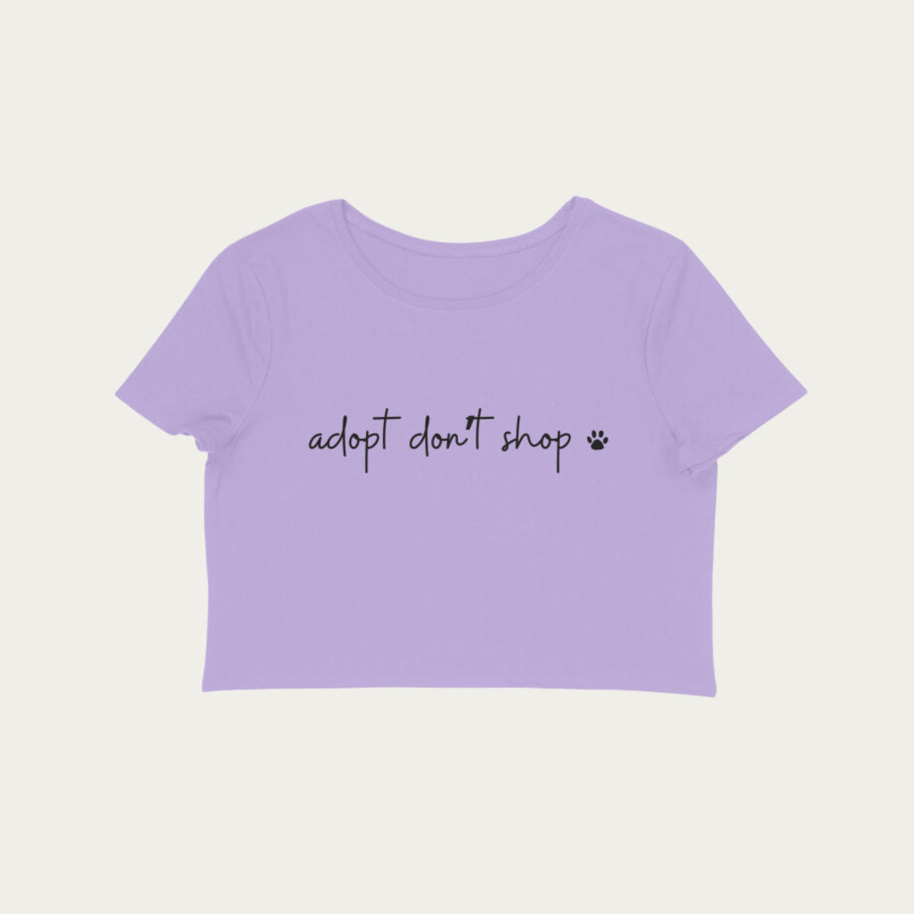 Adopt Don't Shop Crop Top