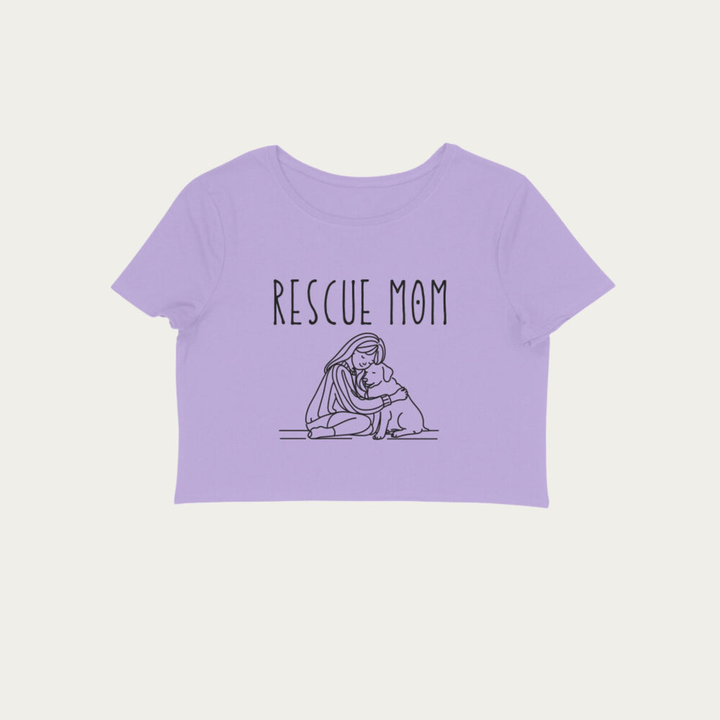 Rescue Mom Crop Top