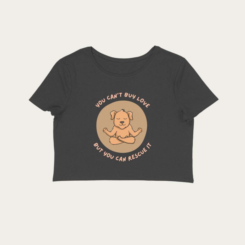 You Can’t Buy Love Crop Top