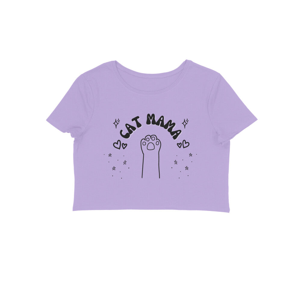 Cat Mama Crop Top