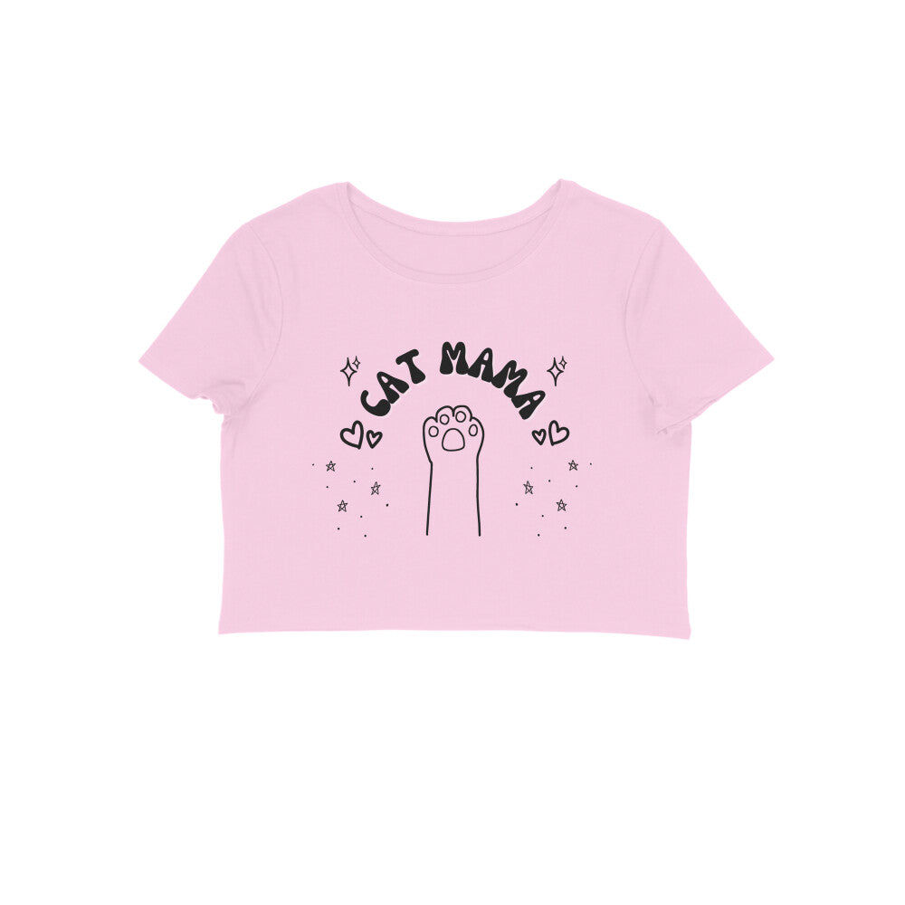 Cat Mama Crop Top